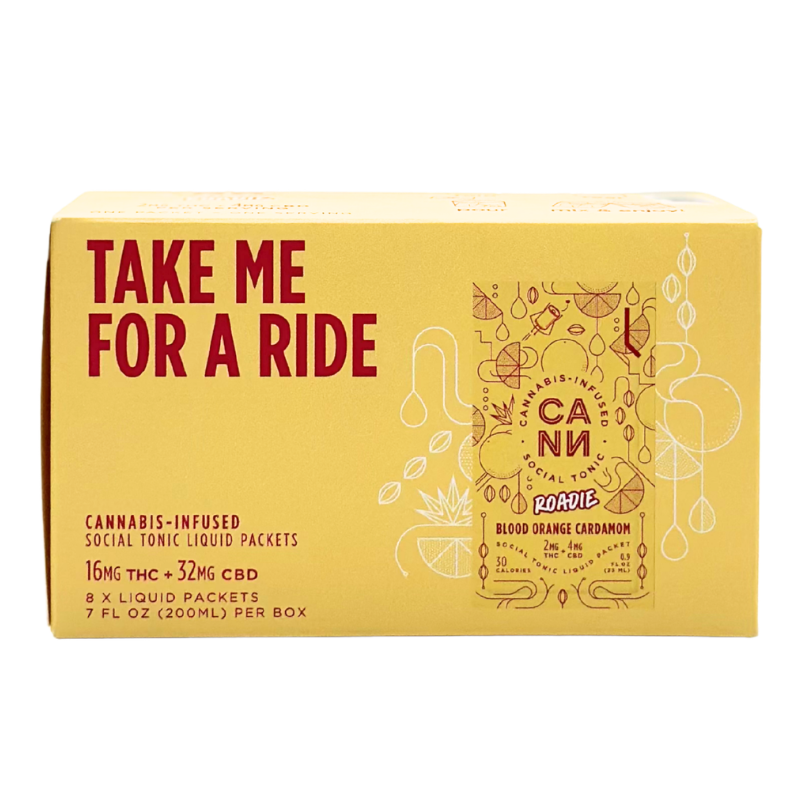 CANN - Roadies - Blood Orange Cardamom - Edible - 8pk - 2mgTHC/4mgCBD