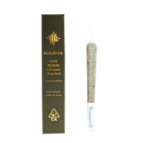 Nasha Live Rosin Infused Preroll 1g Papaya x Madd Fruit