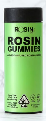 Rosin Tech Mega Peaches Live Rosin Gummies 10pk