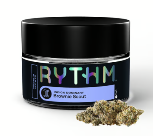 RYTHM Indica Dominant Premium Flower Brownie Scout 1/8oz
