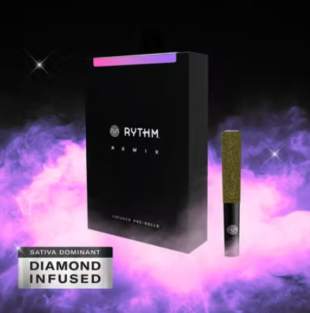 Rythm Durban Poison 0.5g 5pk Diamond Infused Prerolls