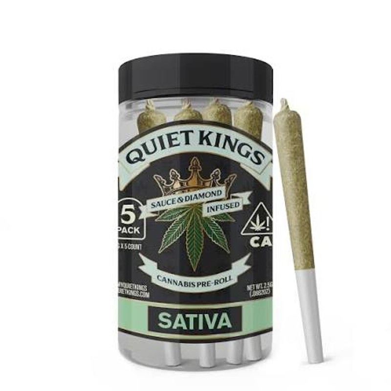 Quiet Kings Green Crack (S) Preroll 5pk 2.5g
