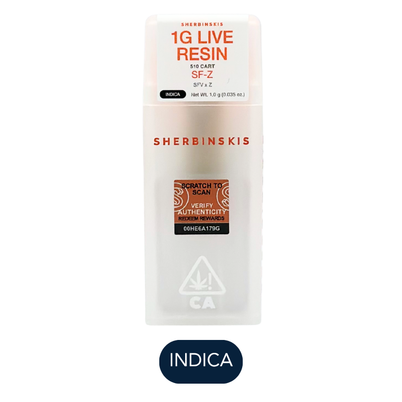 Sherbinskis - Live Resin - Sf-z - Vape Cart - 1.0g