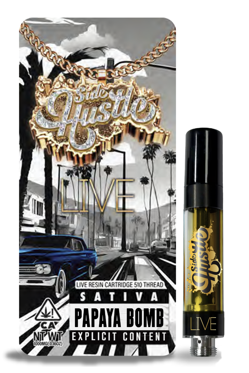 Side Hustle - Papaya Bomb Live Resin Vape 1g