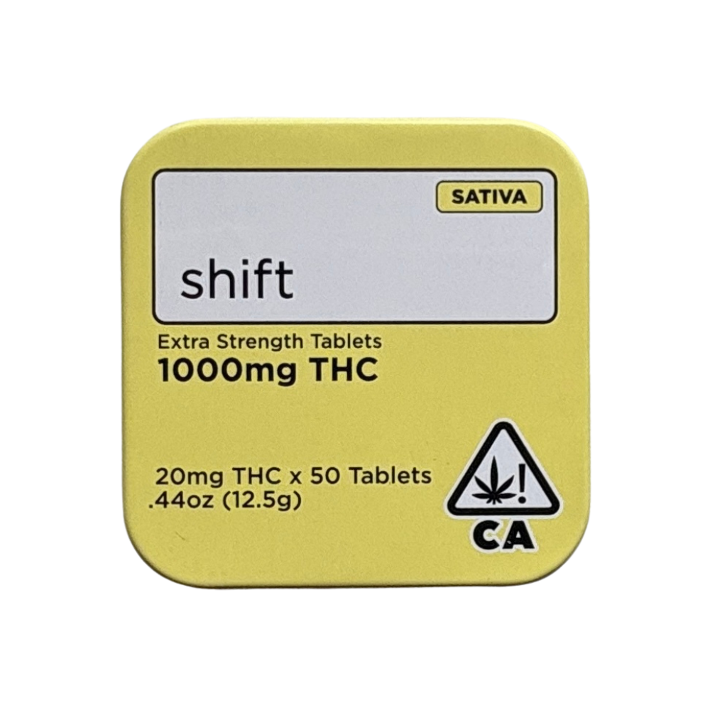 Shift Cannabis — SATIVA EXTRA STRENGTH TABLETS 1000MG - SHIFT