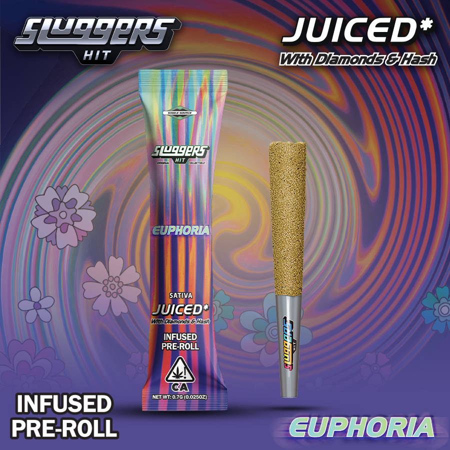 Sluggers | Juiced Pre-Roll | Euphoria | 0.7g | 1pk