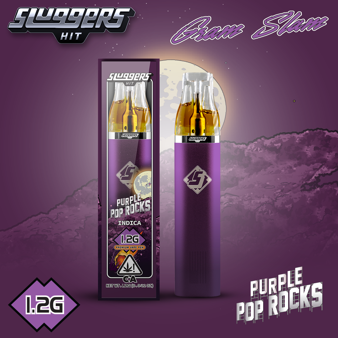 Sluggers | All-In-One | Purple Pop Rocks | 1.2g