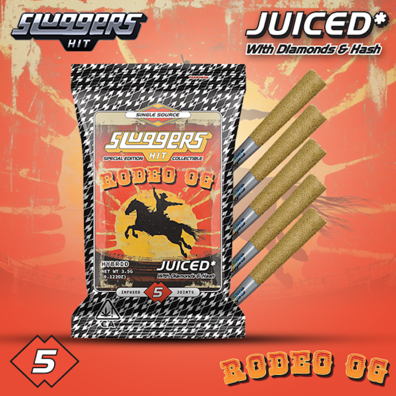 Sluggers Rodeo OG (H) Infused Preroll 5pk 3.5g