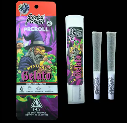 Smoken Promises 2pk Prerolls 1g Mystical Gelato
