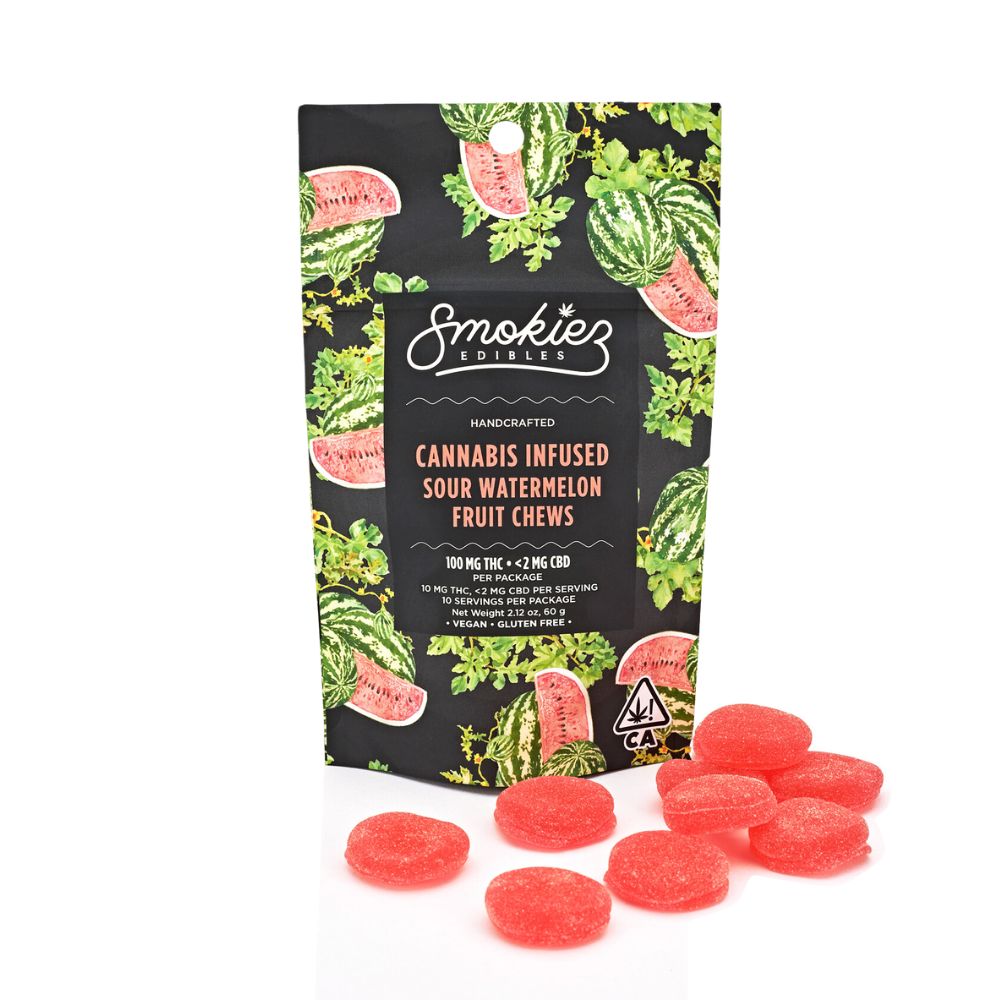 SOUR WATERMELON 100MG - SMOKIEZ