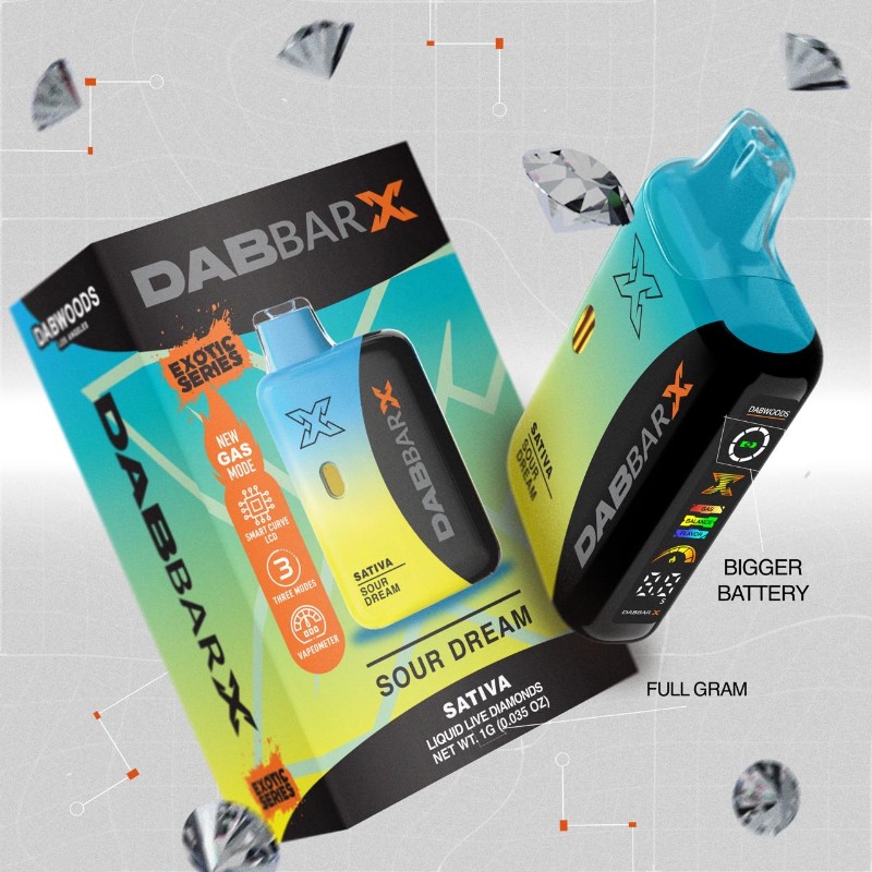 Dabwoods Sour Dream (S) Dab Bar X AIO 1g