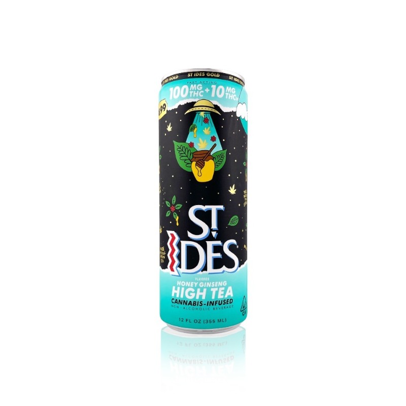 STAFF PROMO St Ides Honey Ginseng Green Tea 1:1 THC:THCv High Tea Drink 200mg