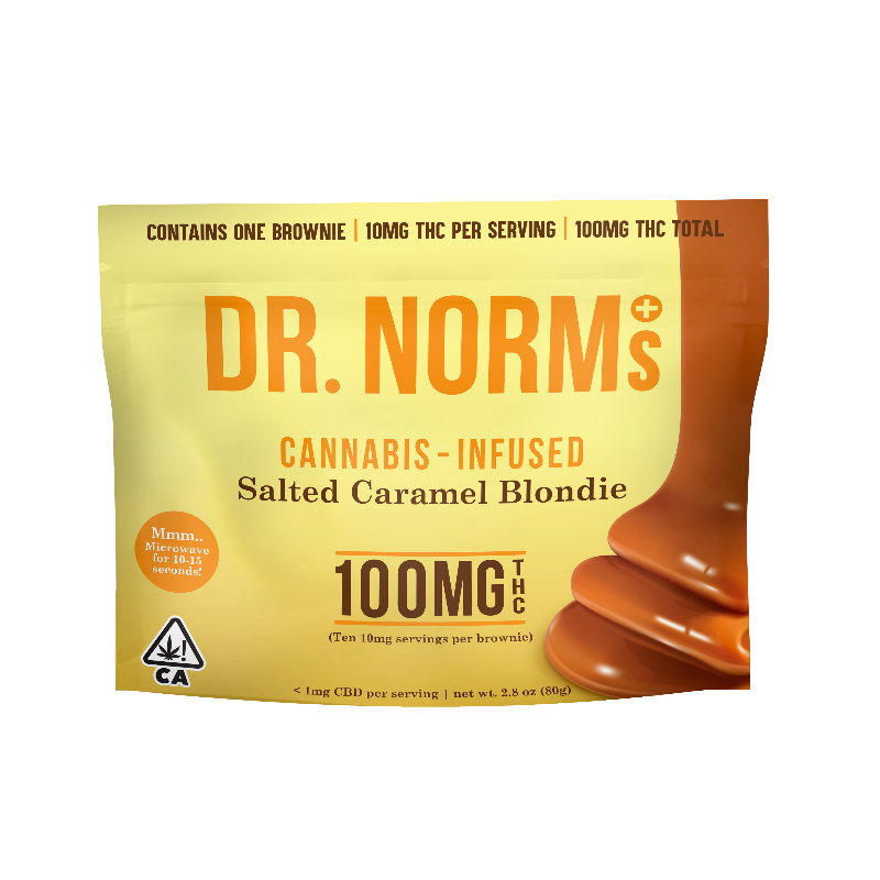 Dr. Norm's Salted Caramel (H) Blondie 10pk 100mg