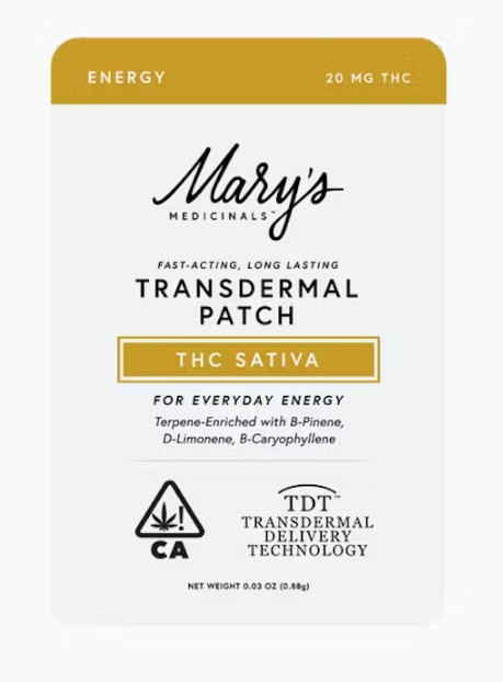Mary's THC Sativa Transdermal Patch