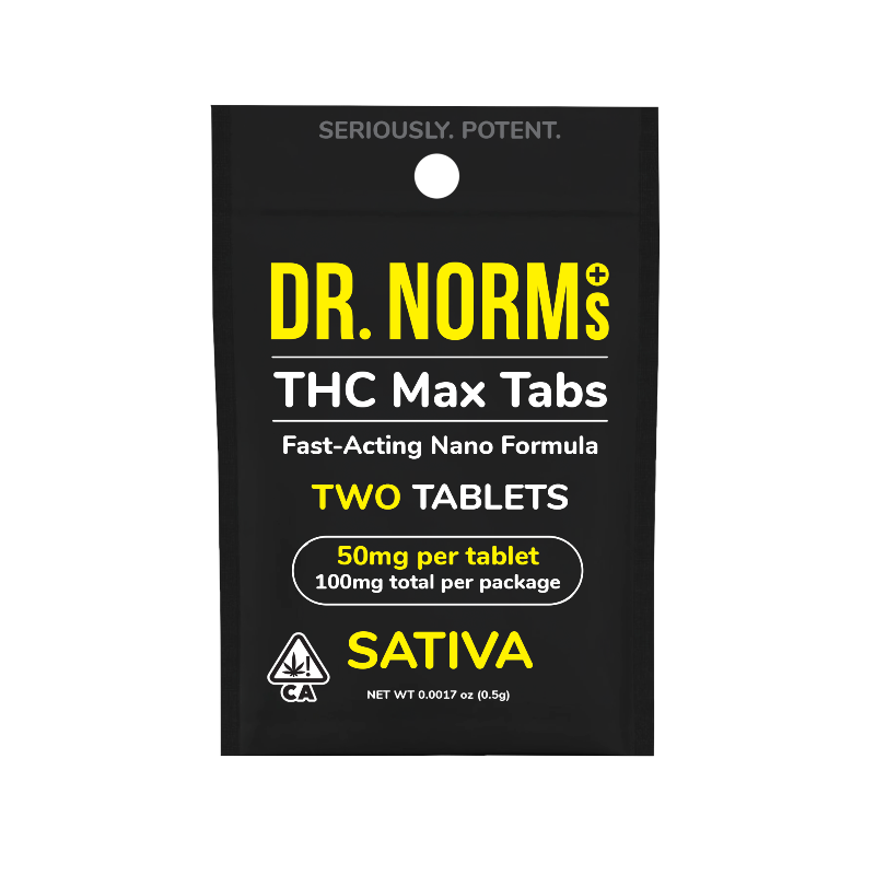 Dr. Norm's - Sativa THC Max Tablets 2ct 100mg