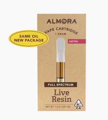 Almora Farm 1g Orange Wreck Live Resin Cartridge
