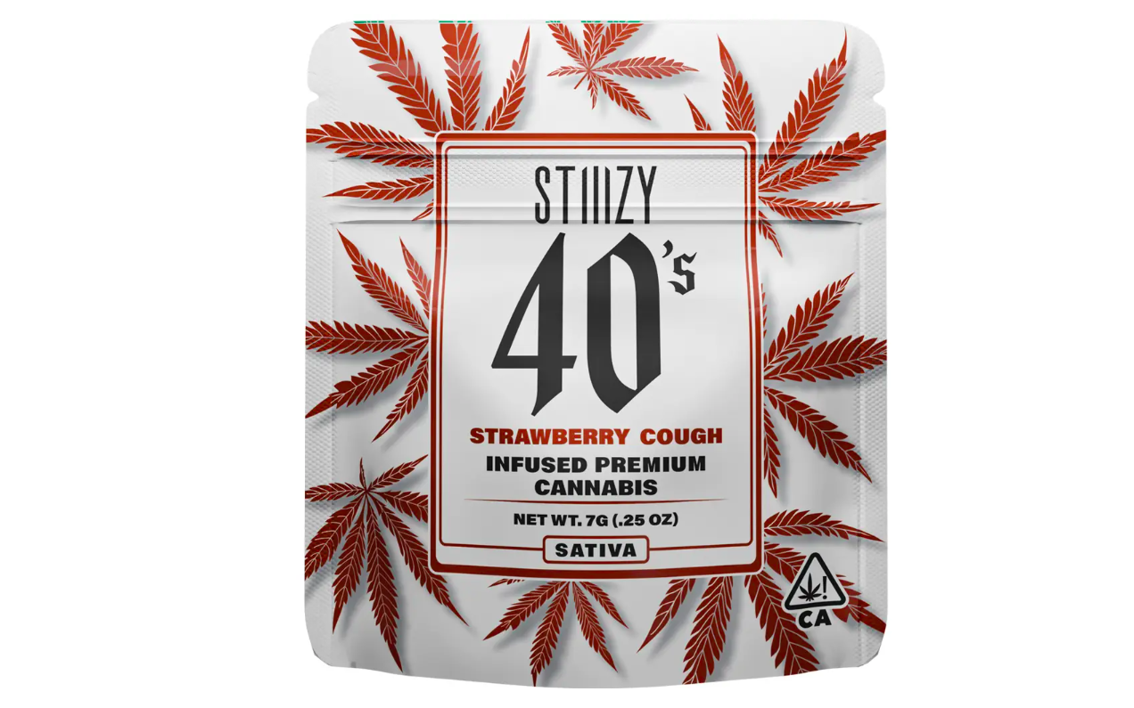 STRAWBERRY COUGH 40's INFUSED MYLAR 7G