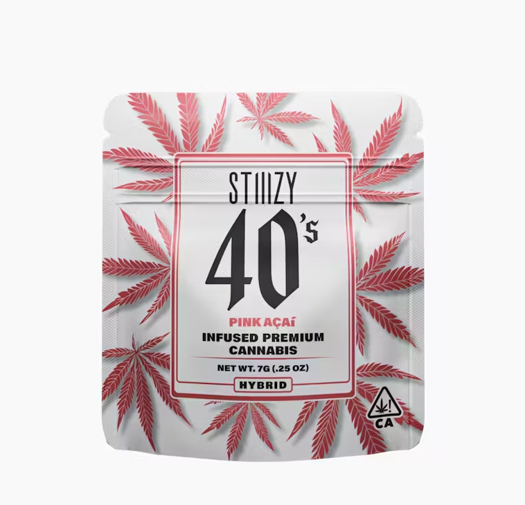PINK ACAI 40's INFUSED MYLAR 7G