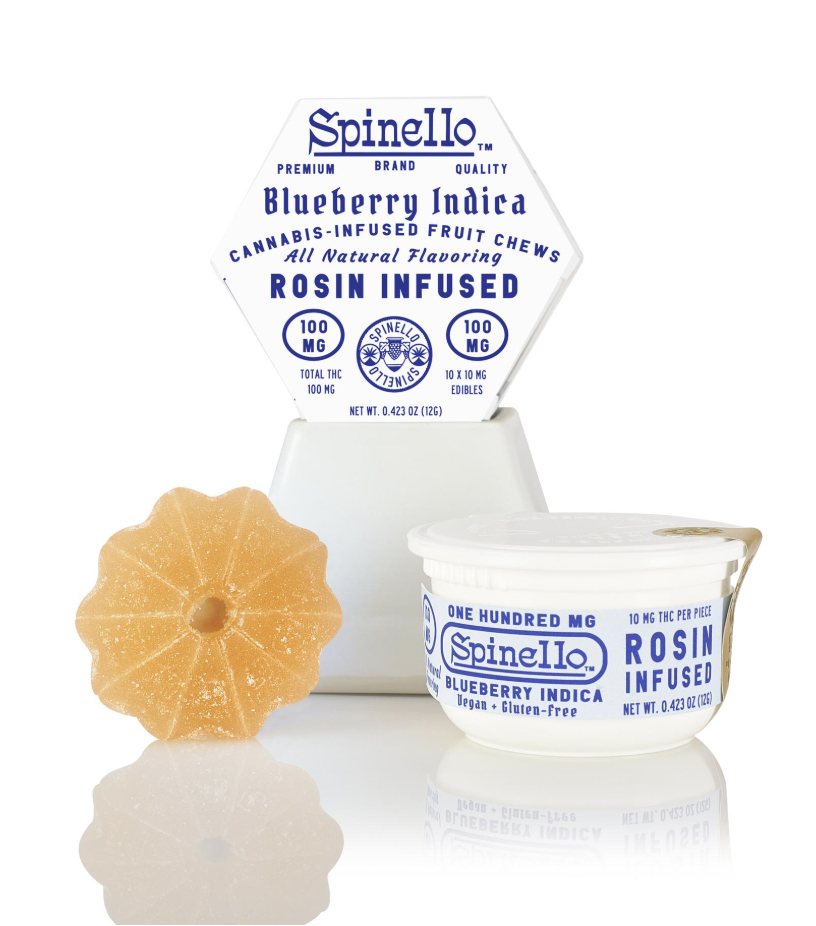 Spinello | Rosin Fruit Chews | Blueberry | 100mg