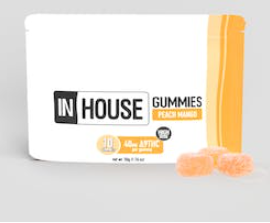 In House Peach Mango Gummies 100mg 10pk