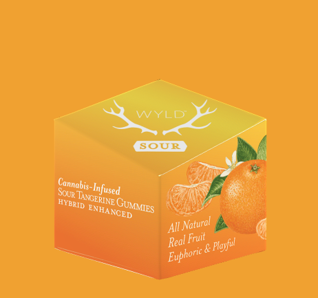 [WYLD] GUMMIES - 100mg - Sour Tangerine (H)