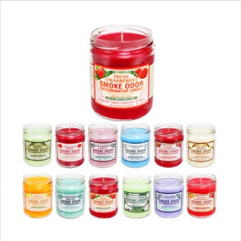 Smoke odor Candle