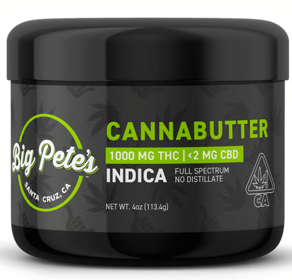 1000mg Cannabutter Indica - Big Pete's