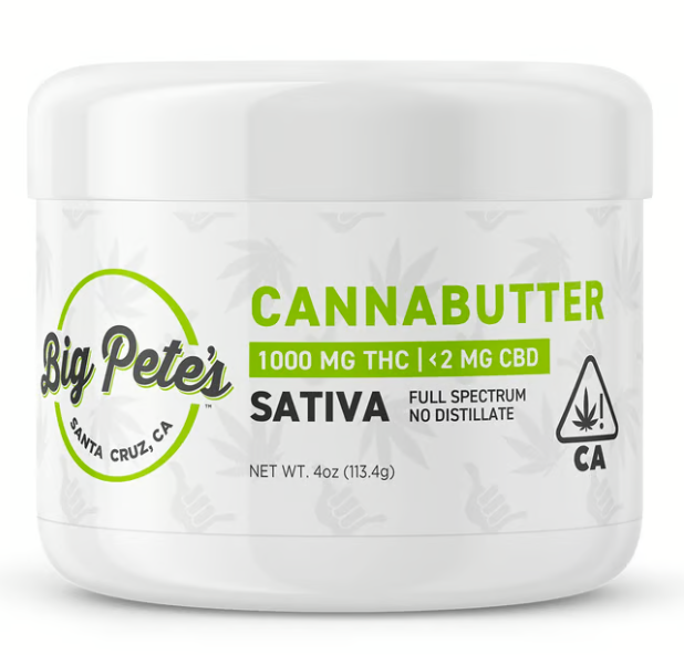 1000mg Cannabutter Sativa - Big Pete's
