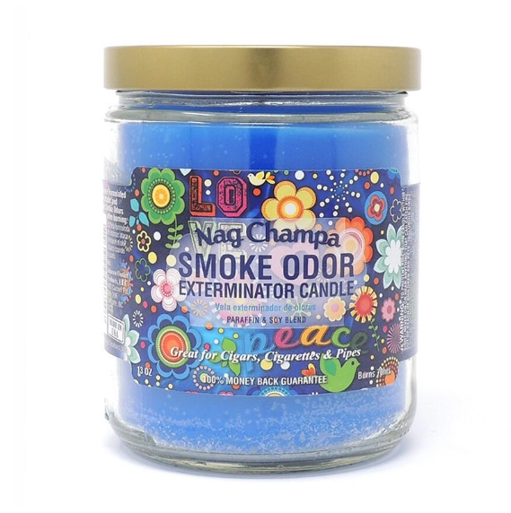 Smoke Odor Nag Champa Candle