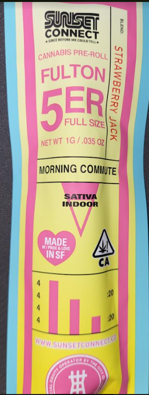 1g Strawberry Jack Preroll - Sunset Connect