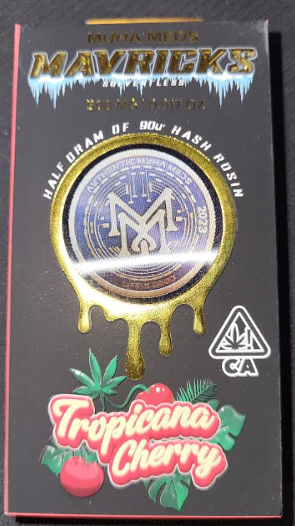 Tropicana Cherry Hash Rosin Mavrick Disposable