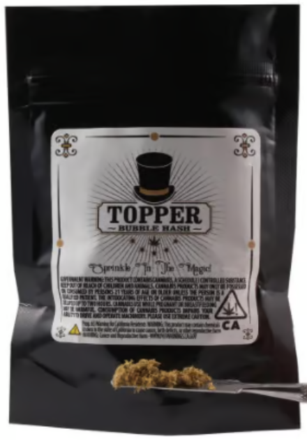 1g Topper Bubble Hash - Topper