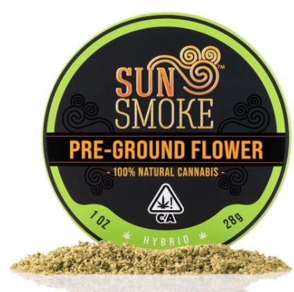 SunSmoke - Hybrid - Pre-Ground - Flower - 28g