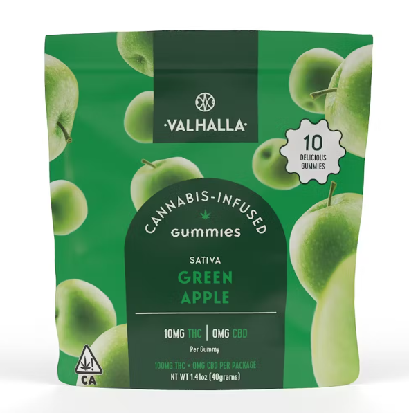 Valhalla | Green Apple | 100mg Soft Chews