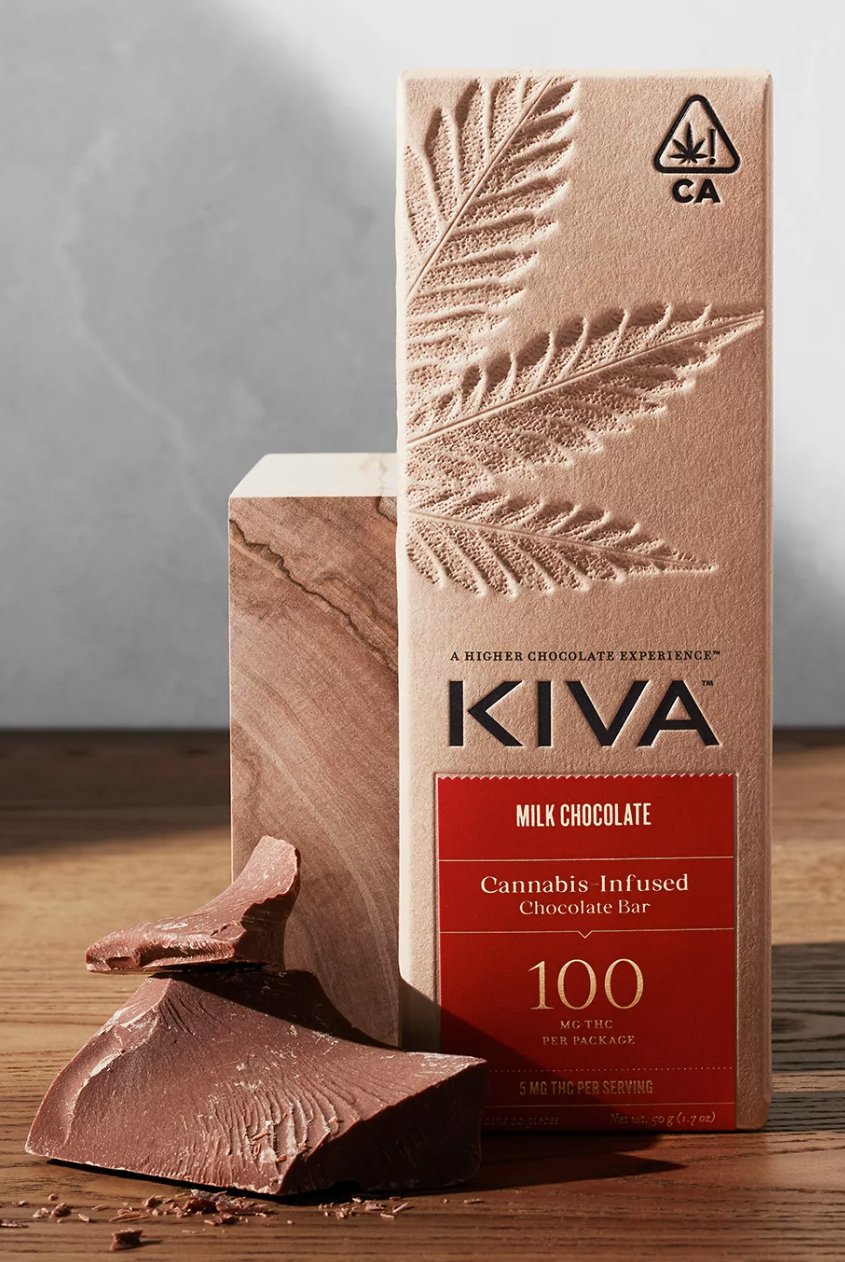 Kiva - Milk Chocolate - 20pk - 100mg