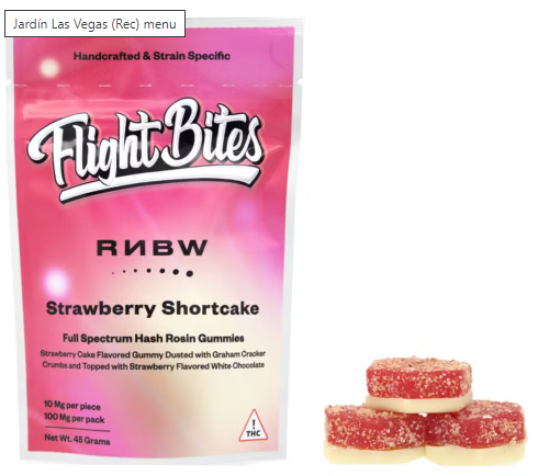 Strawberry Shortcake Live Rosin Gummies