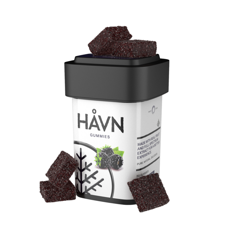 HAVN 2:1 Classic Blackberry Gummies 25mg 5pk (THC:CBN) (V/GF)
