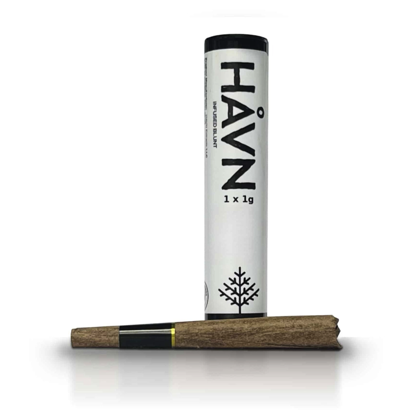 HAVN White Widow x Peach 1g Hash Infused Preroll