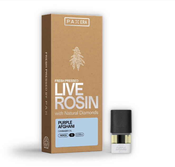 PAX Purple Afghani 1g Live Rosin Pod