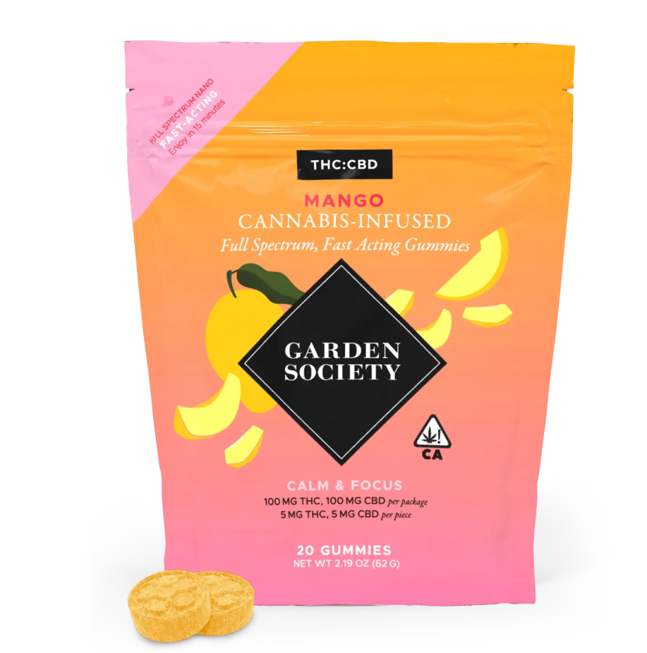 Edible: Mango 1:1 (Calm and Focus) - 100mg