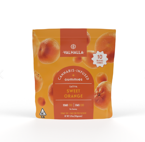 Valhalla | Sweet Orange | 100mg/10pk Soft Chews