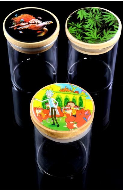 J0207 Medium Glass Jar Decal