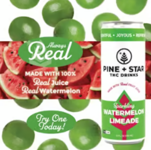 Pine + Star Watermelon Limeade 5mg 12oz