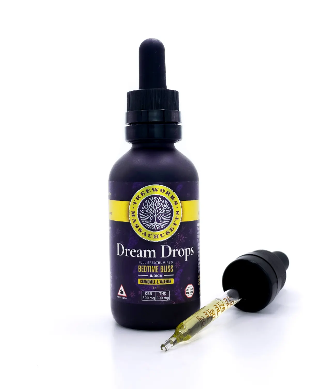 Treeworks 1:1 Bedtime Bliss Dream Drops 300mg 60mL Tincture (THC:CBN)
