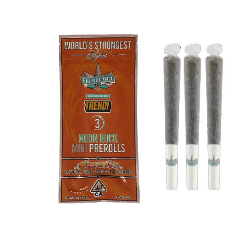 Presidential - Orange Push Pop - Pee-Wee Infused Mini Prerolls- 1.5 Grams