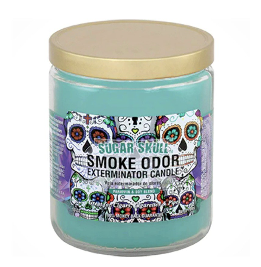 Sugar Skull Smoke Odor Exterminator Candle
