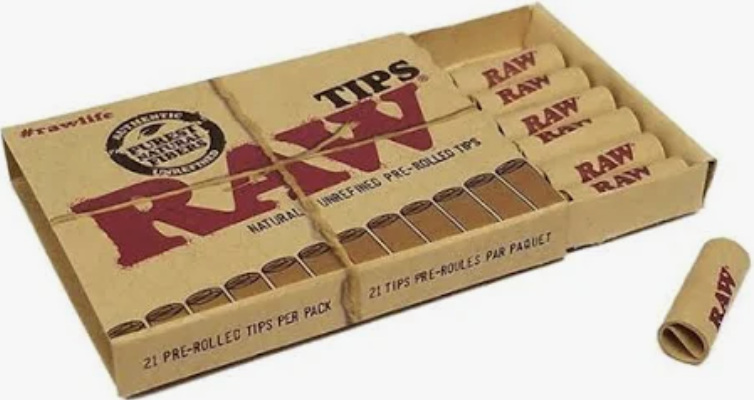 Raw Pre-Rolled Tips 21pc