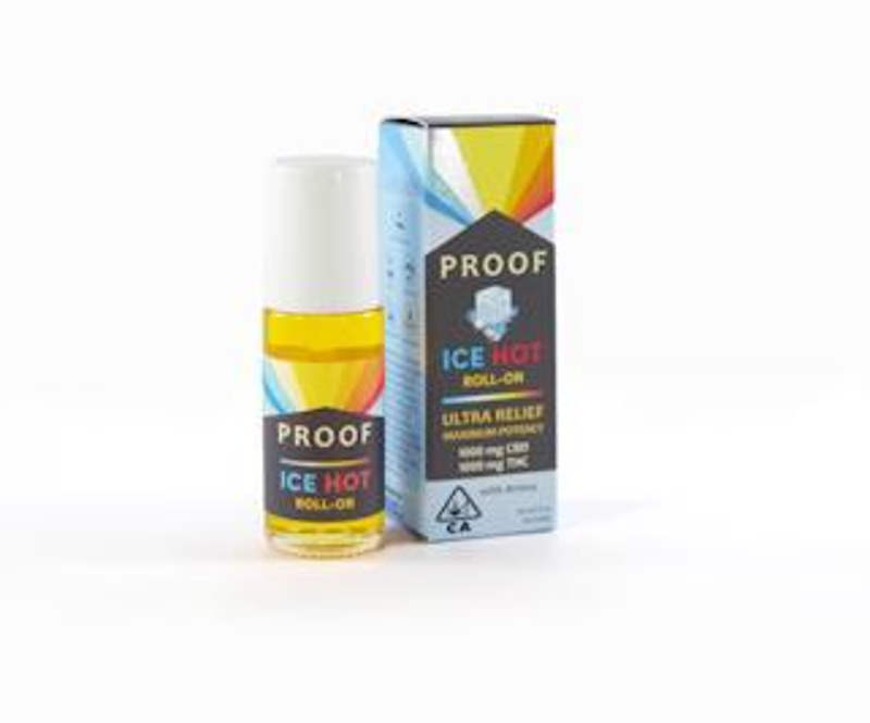 Proof Extracts - Ice Hot Roll-On - 1000mg CBD/THC