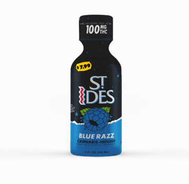 St Ides Shot 100mg Blue Raz
