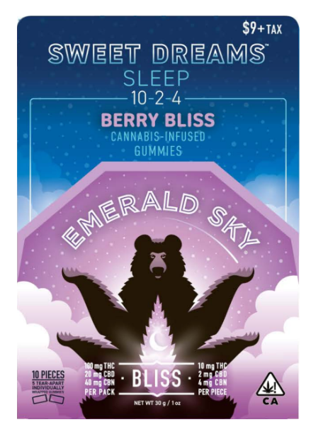 Edible: Berry Bliss (Sweet Dreams Gummies) - 10:2:4
